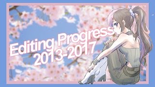 Editing Progress 2013-2017 // Thanks for 4k+ subs!
