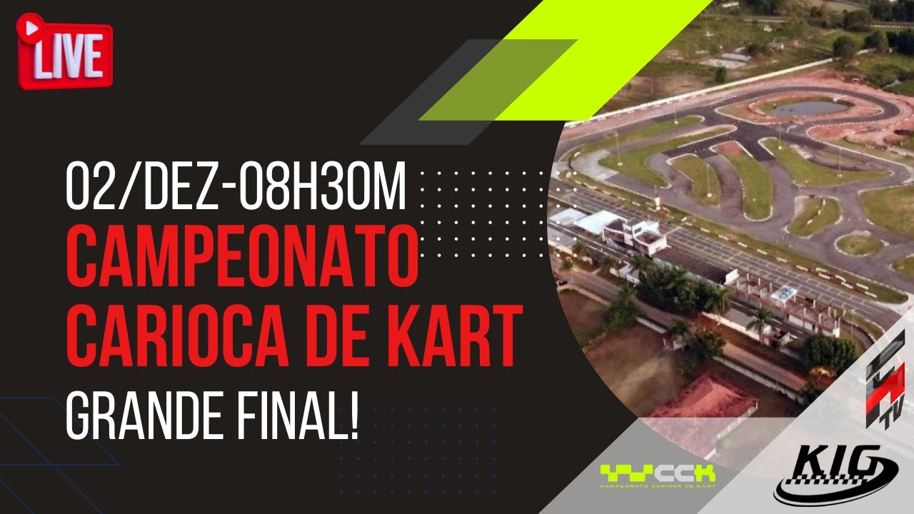 🔴AO VIVO - Campeonato Carioca de Kart - Grande FINAL!