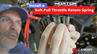 HOW-TO: Install a Norton Racing Soft Pull Throttle Return Spring on a Yamaha R3 screenshot 4