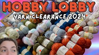 HOBBY LOBBY YARN CLEARANCE 2024 - Come See What I Got!