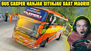 Perjalanan Bus Casper nanjak sitinjau Sampai Malam - Euro Truck Simulator 2