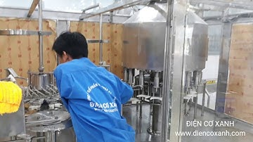 Điện Cơ Xanh chế tạo dây chuyền chiết rót tự động, 0984467870
