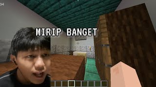GUA BIKIN KAMAR GUE DIMINECRAFT (mirip banget)