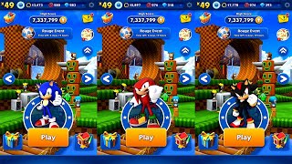 Sonic Dash Sonic VS Knuckles VS Shadow (Android,iOS) Gameplay - Part 1