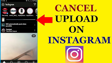 How To Cancel Upload On Instagram | how to stop uploading photos on instagram @thetechtube