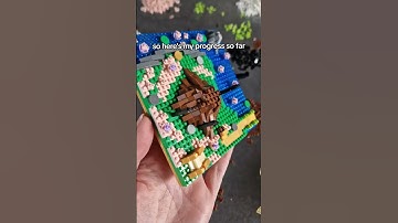 Build your own treehouse with bricks: part 2 coming soon! #buildingbricks #crafts