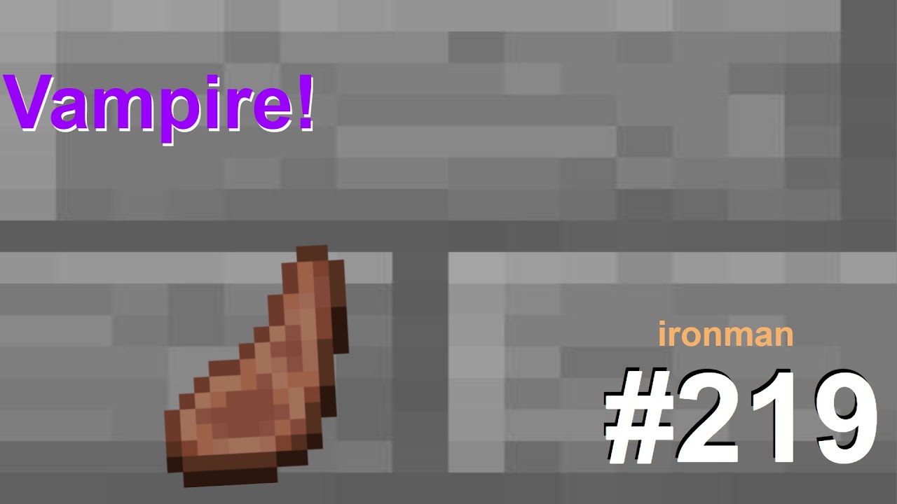 1日1時間Skyblockのironmanモードで遊ぶ【part219:Vampire!】
