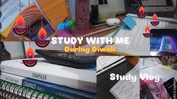 Can ASMR Really Help You Study for 1 Hour Without a Break? Diwali Study Vlog | 1-HOUR Study with ME