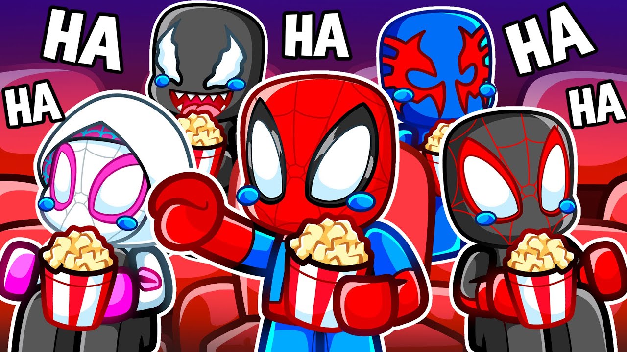 Spidey Creates FUNNY MOVIES in Roblox With His Friends....