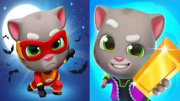 TALKING TOM HERO DASH VS TALKING TOM GOLD RUN 2 ANDROID GAMEPLAY - TALKING TOM