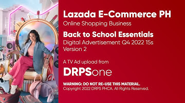 Lazada Back to School Essentials Digital Ad Q4 2022 15s (Philippines, Version 2)