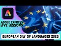 Adobe Express Live Lesson - Fri 26th September - European Day Of Languages