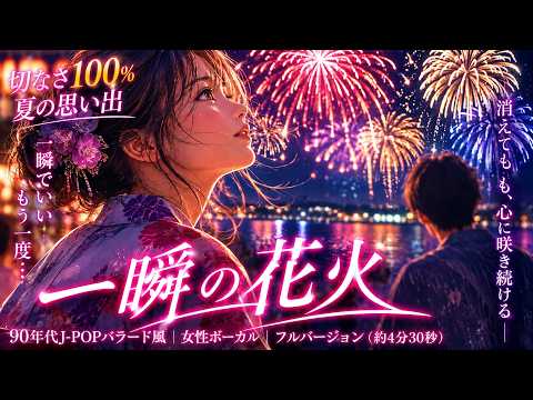 一瞬の花火｜切ない夏の再会を描いたJ-POPバラード【AI Music Video】
