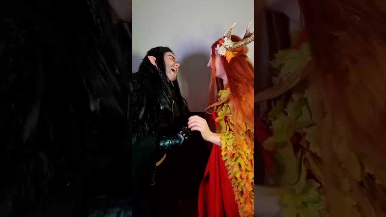 😂A lil Vaxleth Blooper as a treat 🥰We love cosplaying these two so much Vox Machina cosplays #shorts