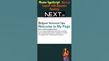 🚀 Reusable Layout: The children prop allows different content for each page in Next.js