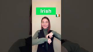 St. Patrick&#39;s Day Signs in American Sign Language - Part 1 #shorts