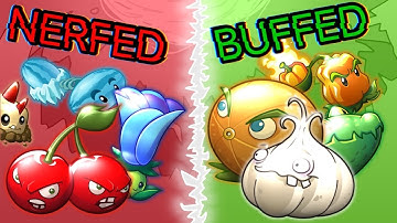 PvZ2 Reflourished: All Plant Balance Changes (Part 1)
