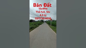 Bán đất Đức Hòa Long An 15x49 #bđsbiểnxanh #cattuongphusinh datdepduchoa #nhadep #shorts