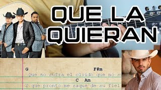 Video thumbnail of "Que la quieran - Ulices Chaidez ft. Joss Favela - Guitarra Tutorial"