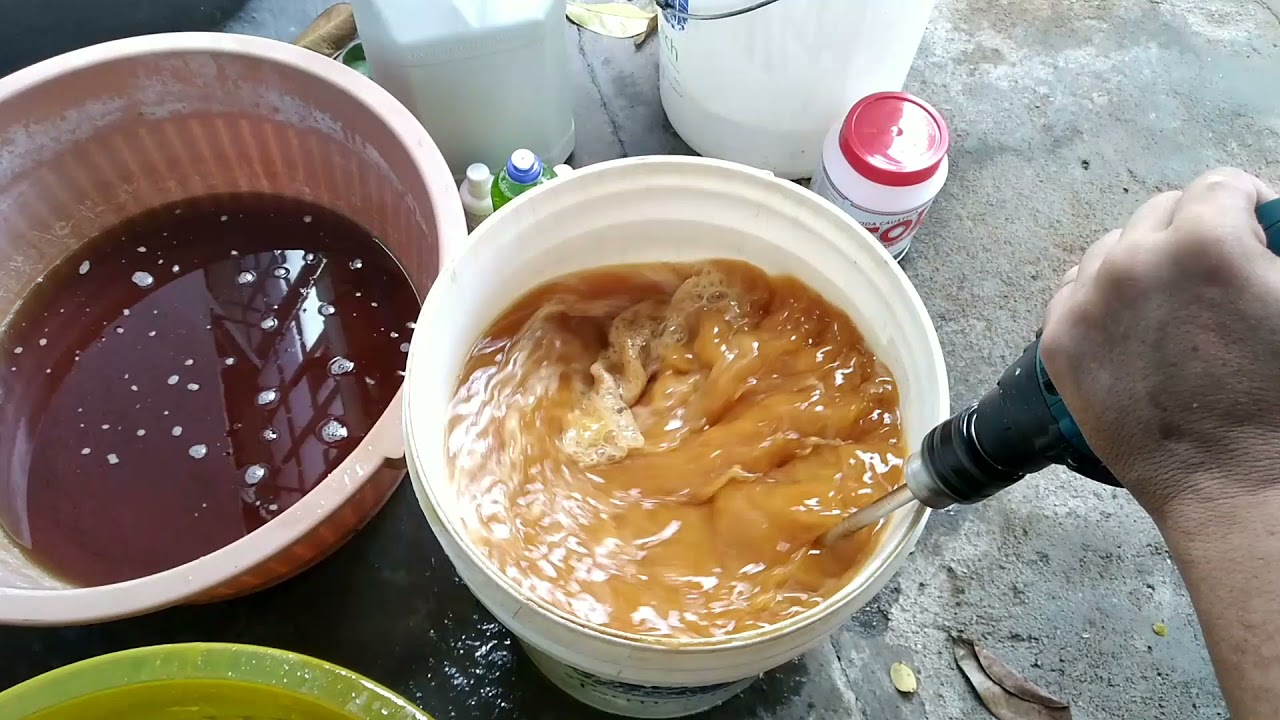 Sabão de álcool, segunda tentativa, este ficou top das galáxias.