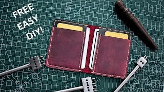 Secrets of crafting the perfect leather cardholder #leathercraft  #cardholder