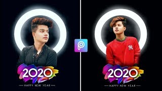 Ring Light Photo Editing Tutorial | PicsArt Happy New Year 2020 Photo Editing screenshot 5
