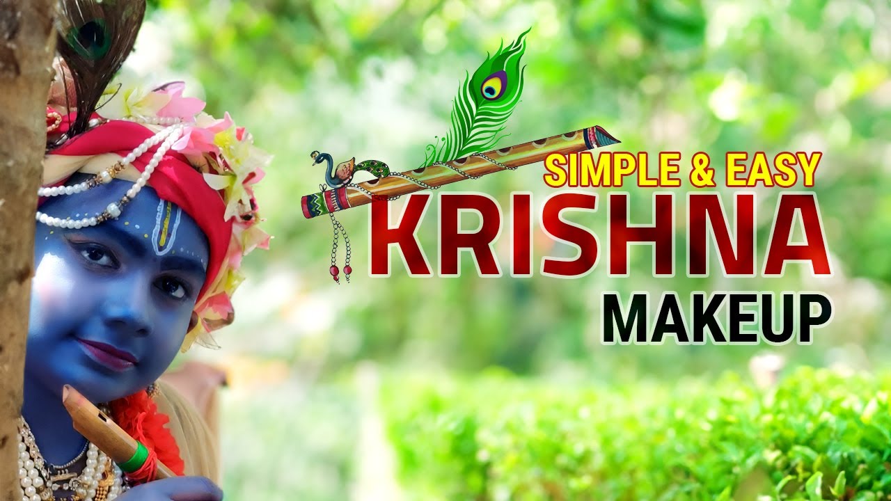 Krishna Makeup 2023 Krishna Janmashtami Special Makeup Sri krishna