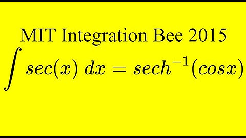 MIT Integration Bee 2015 #4