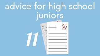advice for high school juniors
