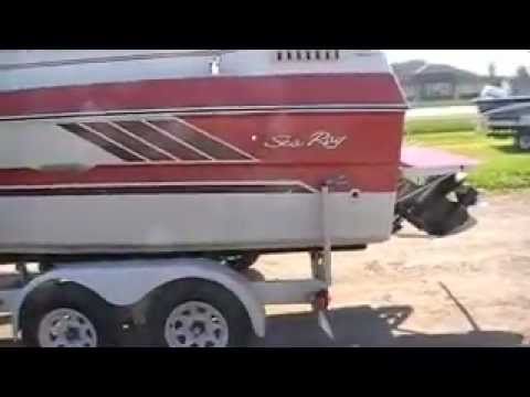 1987 21 Sea Ray Cuddy Cabin W 205 Mercruiser Www Bees Sports Com