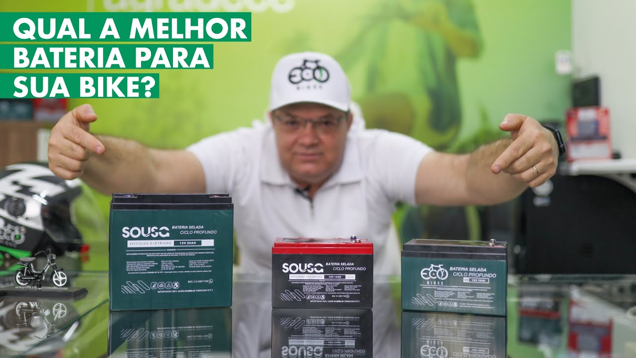 NOVAS BATERIAS DE CHUMBO PARA BICICLETA ELÉTRICA