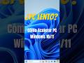 PC lento? Solución rápida aquí #optimization #tutorial