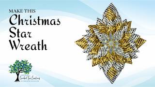 How to Make a Christmas Star Wreath