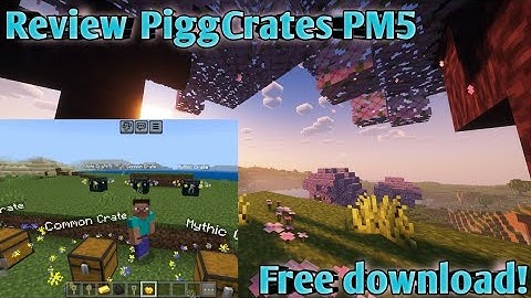 Review plugin PiggyCrates with (PM5) | Pocketmine 5.0.0