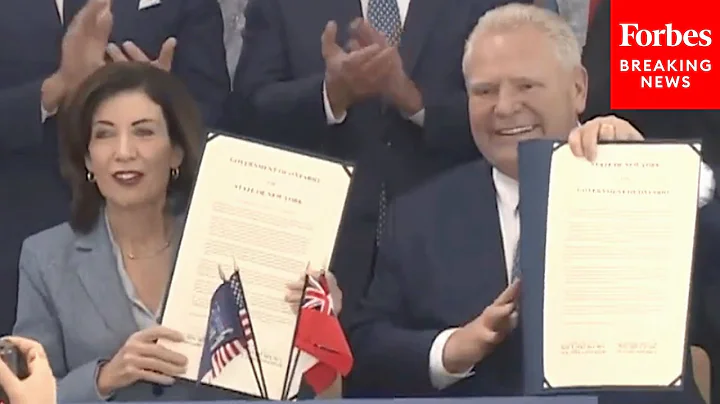 Gov. Kathy Hochul Signs Nuclear Energy Agreement With Ontario, Canada's Premier Doug Ford