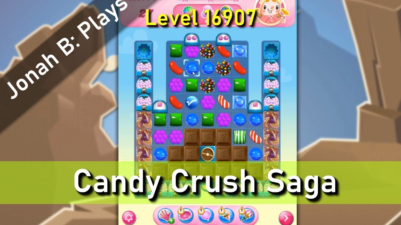 Candy Crush Saga Level 16907 - YouTube