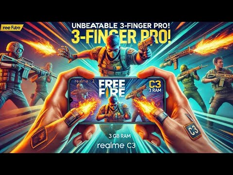 Unbeatable Player From 3 GB Ram Phone  Realme c3 3 finger player #Gumnaaplayer
