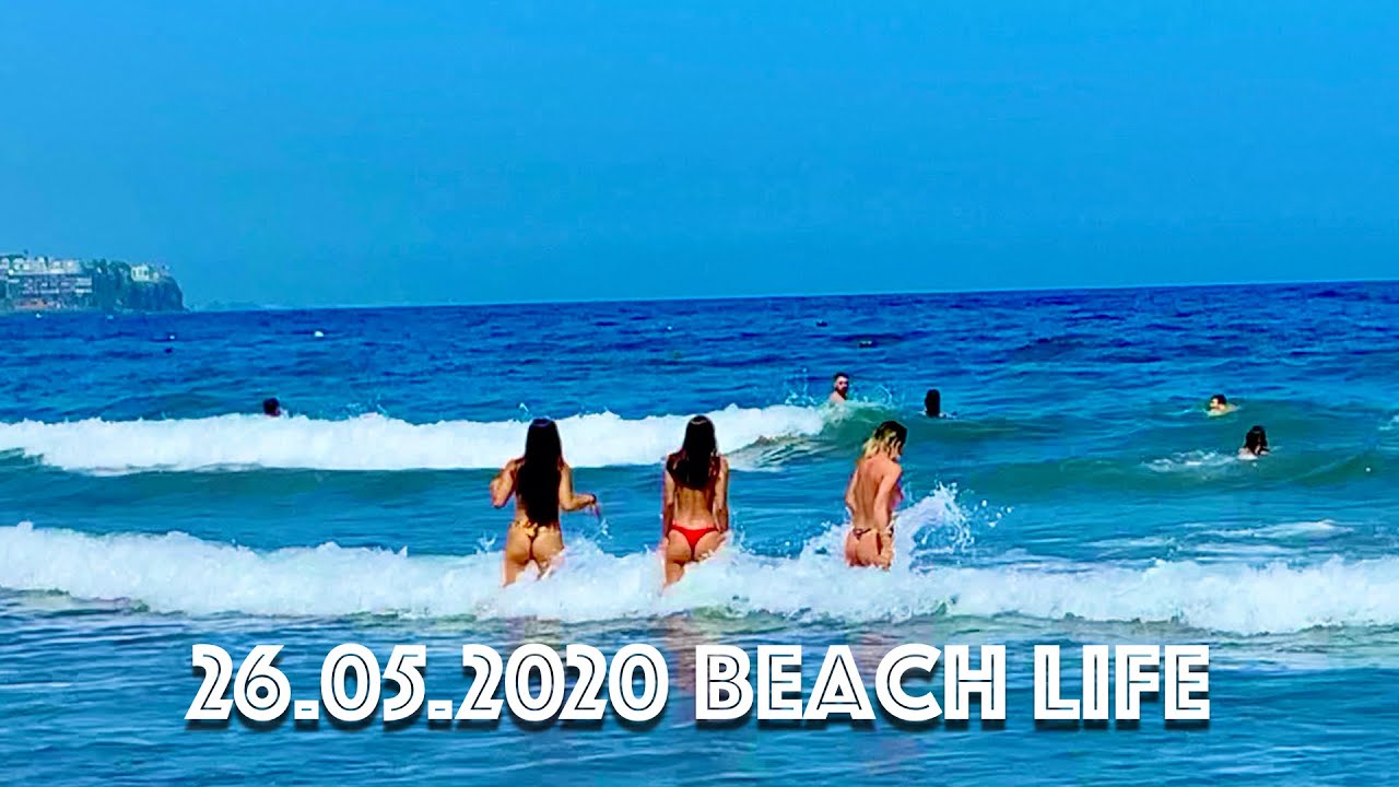Gran Canaria on 26.05.20 Playa del Ingles Beach life is Back