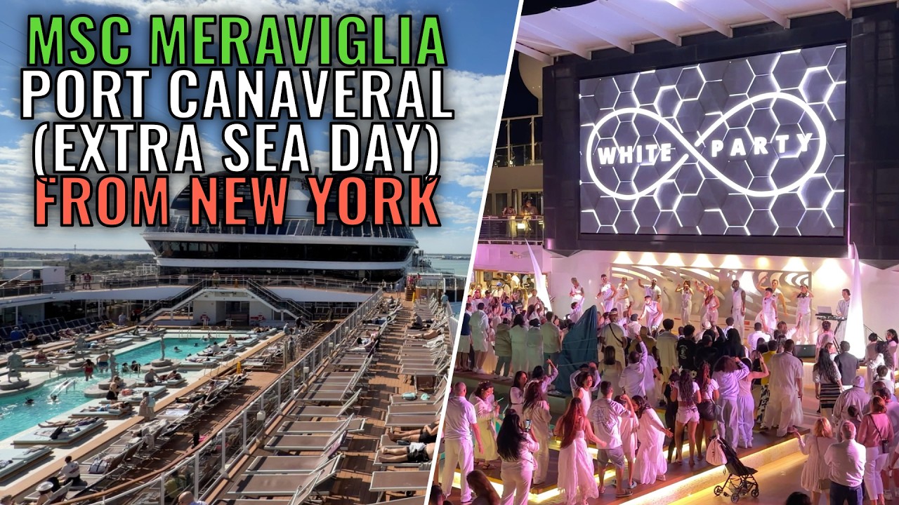 Port Canaveral & White Night | Day 4 | The Bahamas via MSC Meraviglia