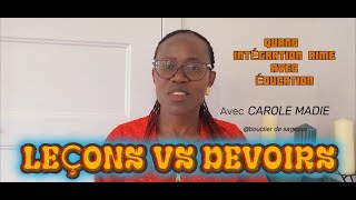 Leçonc Vs Devoirs