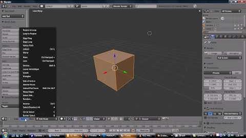 Blender 2.5 Crash Course [Part 1] - UI Customization/Modeling Functions