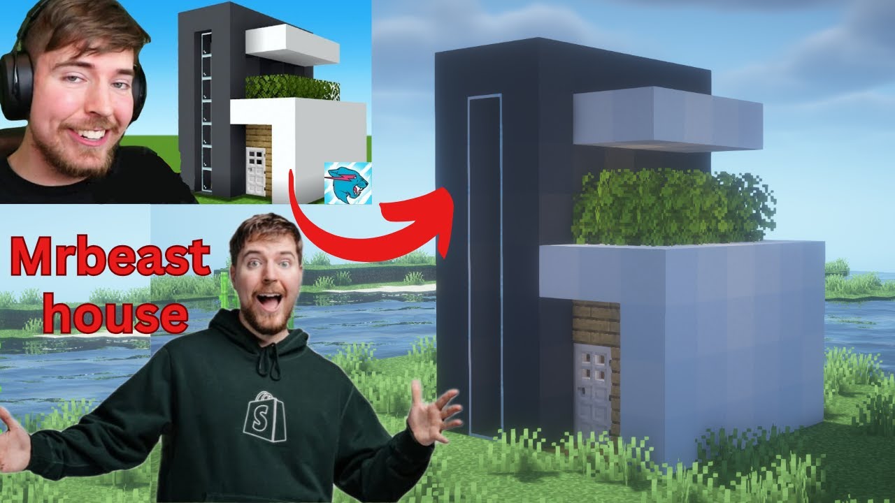 I Made @MrBeastGaming House in Minecraft | - YouTube