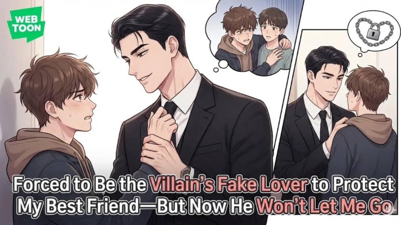 Forced to Be the Villain’s Fake Lover to Protect My Best Friend—But Now He Won’t Let Me Go【BL Story】