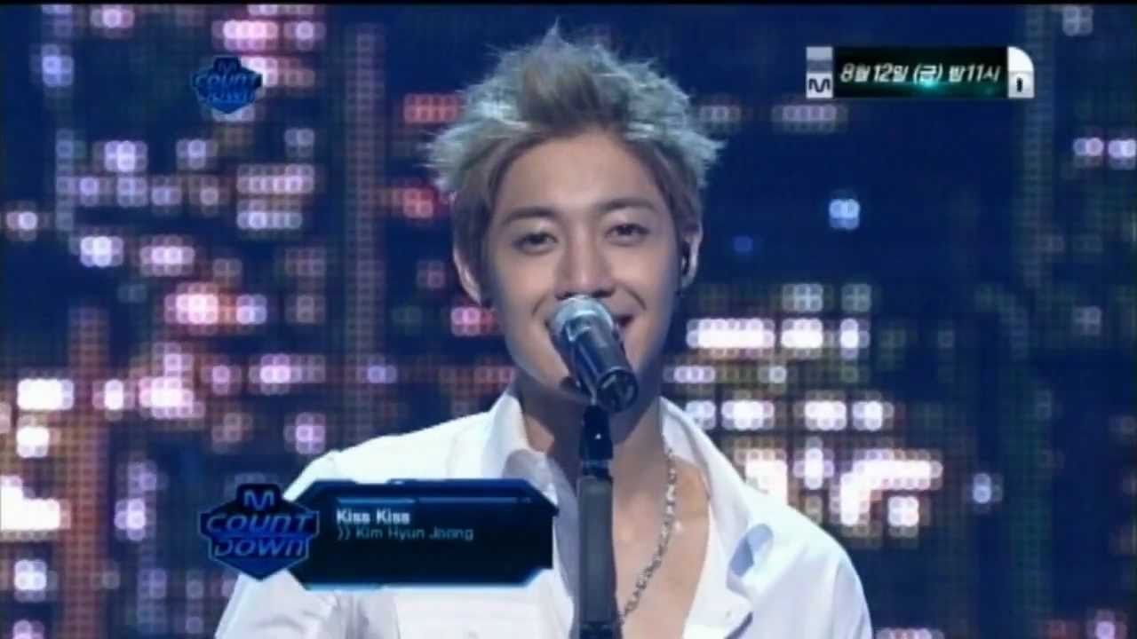 Kim Hyun Joong Follows Up With Kiss Kiss On M Countdown Allkpop