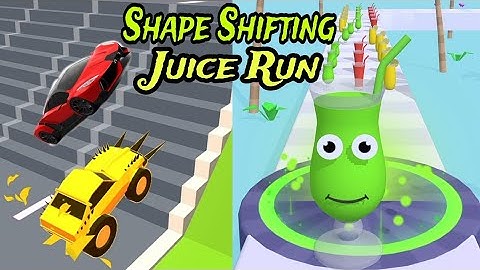 Shape Shifting || Juice Run All Levels Gameplay Walkthroug Android,iOS - NEW APK UPDATE Satisfying