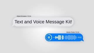 Text Message Kit with Voice | After Effects Template | Videohive #AfterEffectsTemplate #Videohive