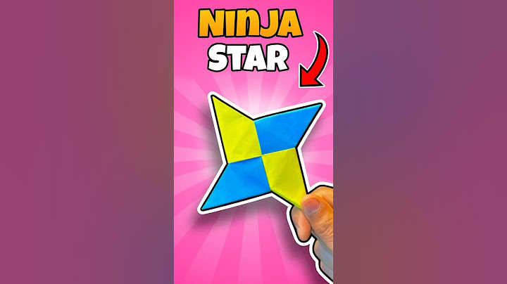 Make a Origami Paper Ninja Star 🤩 #shorts