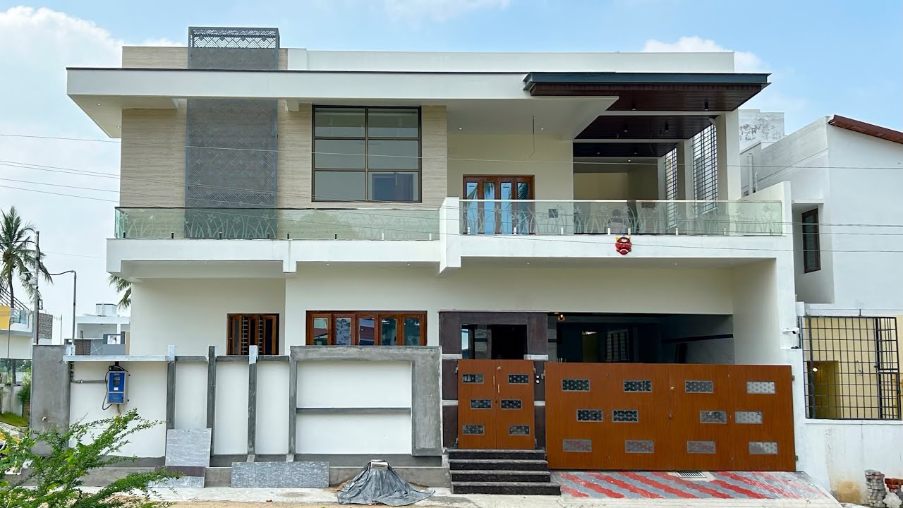 7 சென்ட்டில் அரண்மனை போல 4BHK வீடு 🔥🔥 High Ceiling Living Area, Home Theatre, Jacuzzi | Epi-1124