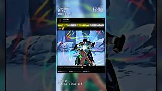 Moment when naruto uses rainbow rasengan 🥶 #anime #naruto