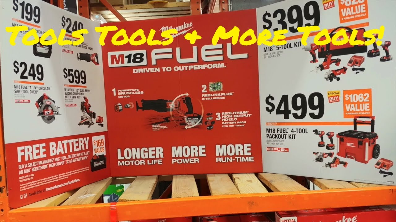 Home Depot 2019 PreBlack Friday Tool Deals WalkThrough YouTube